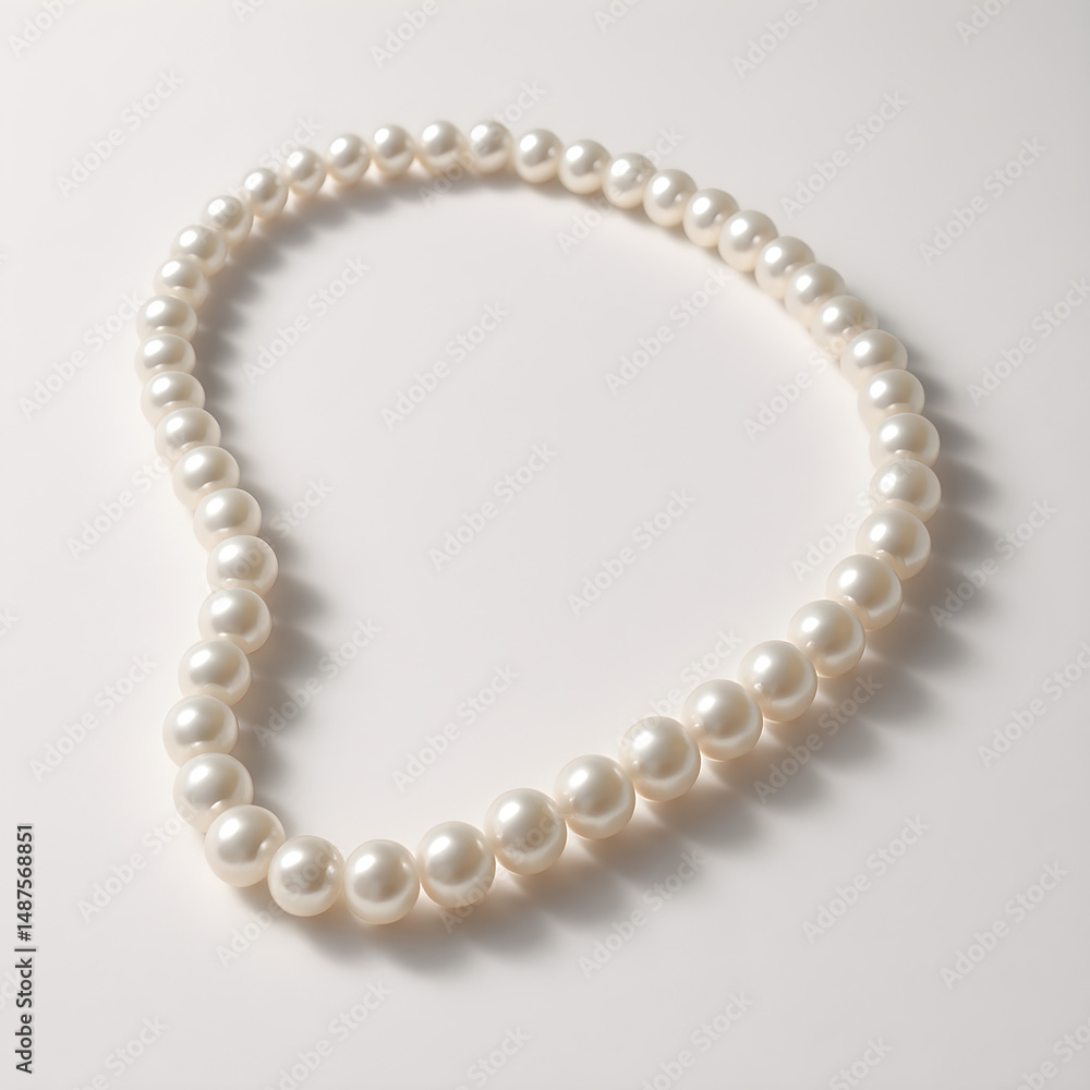 Fototapeta premium Elegant Pearl Necklace
