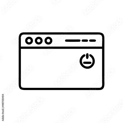 vector illustration of a web browser