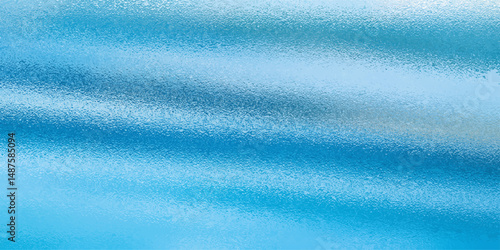 Blue gradient background. Light blue color texture. Bright abstract pattern. Neon metallic background.