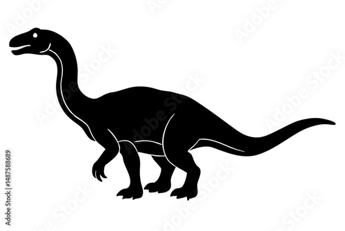 dinosaur silhouette vector