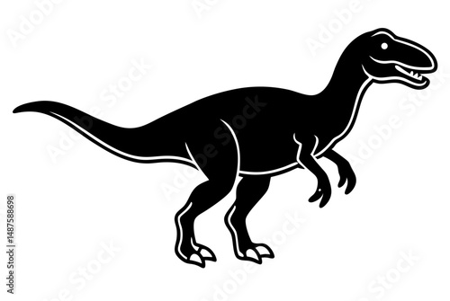 dinosaur silhouette vector