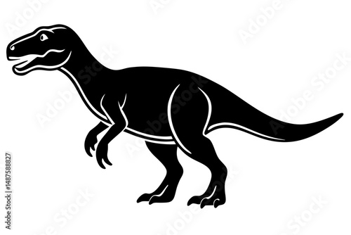dinosaur silhouette vector