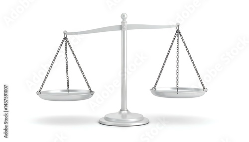 Silver Scales of Justice Balance, Equilibrium, Law, Weighing, Measurement, Fairness, Equity, Judgmen
