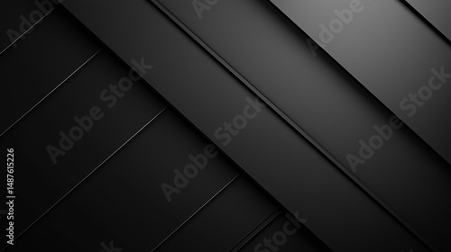 Black and white abstract background with diagonal geometric lines