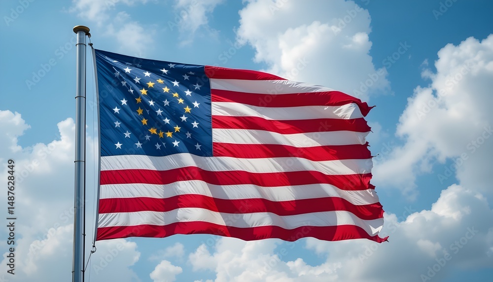 Obraz premium Flag day