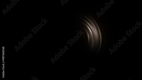 Hit Slash Splash Game Effect with details Glowing Brown Color in 4K Loop