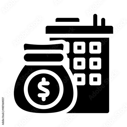 venture capital glyph icon