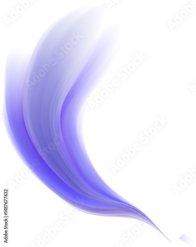 abstract translucent blurred blue wave