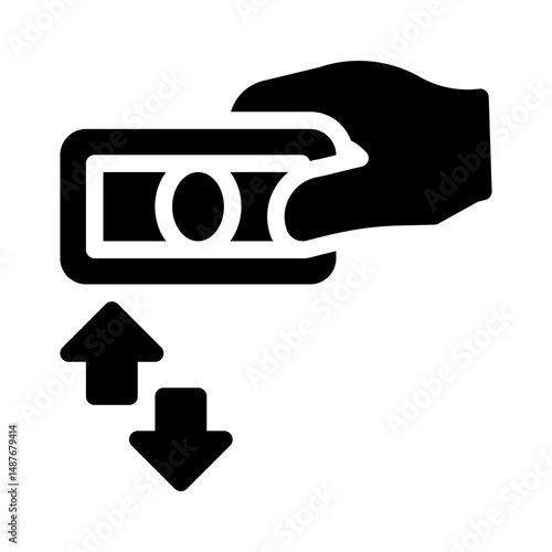tariff glyph icon
