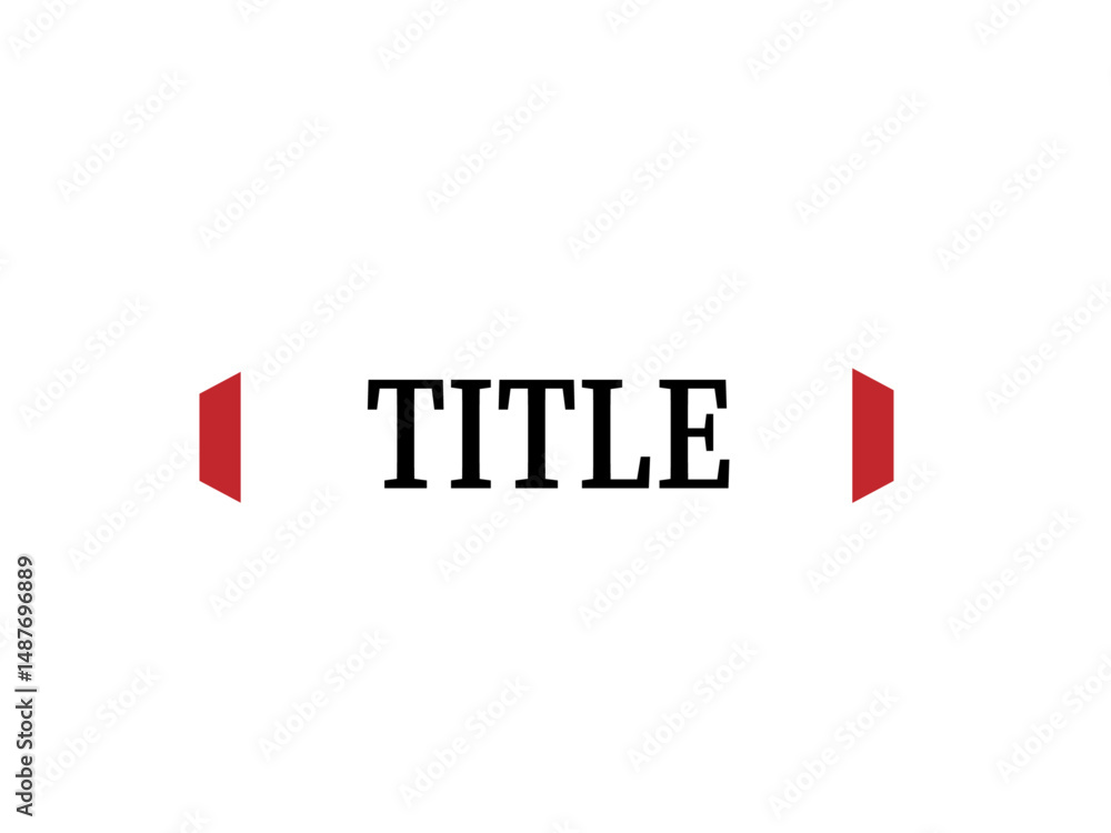 Obraz premium タイトルのフレーム