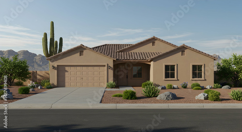 house,  home,  architecture, Modern Desert House Exterior