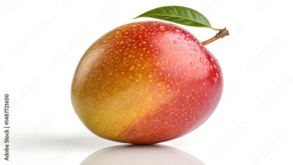 Fototapeta premium colorful mango isolated on white background