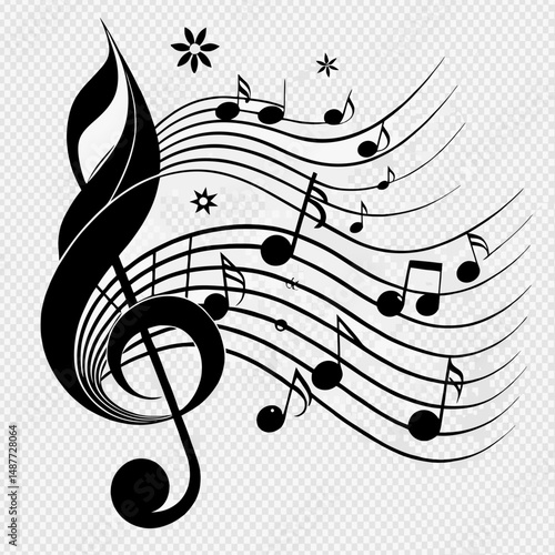 abstract music background