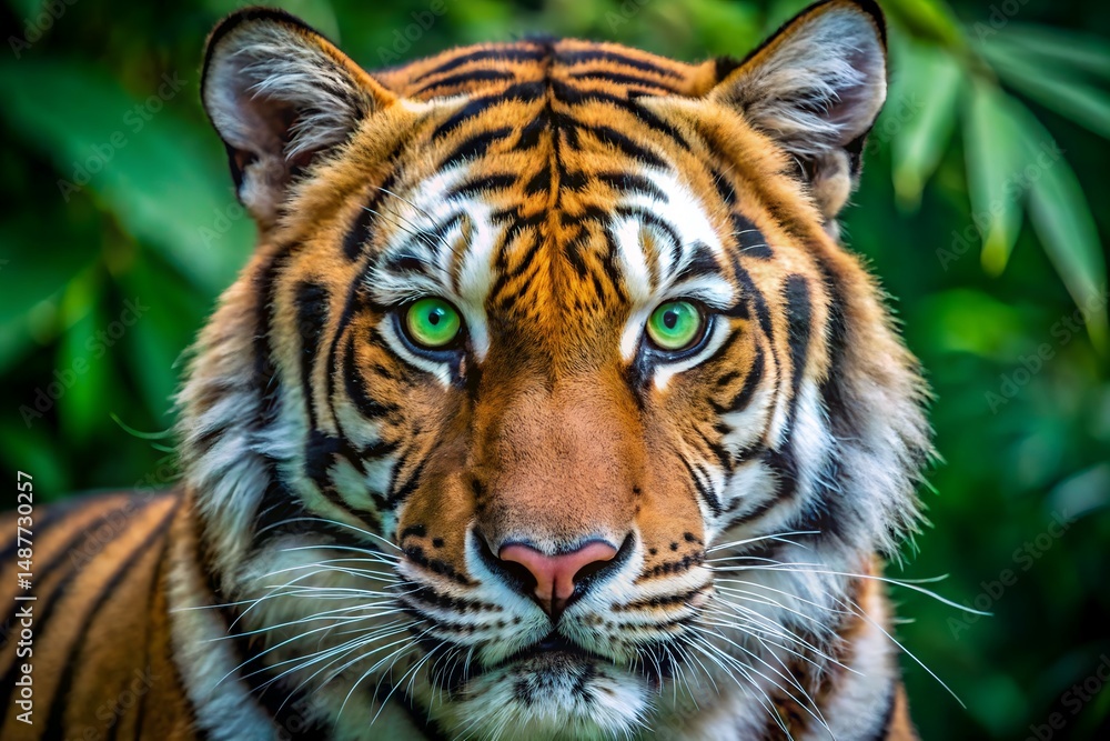 Fototapeta premium Portrait of a Bengal tiger