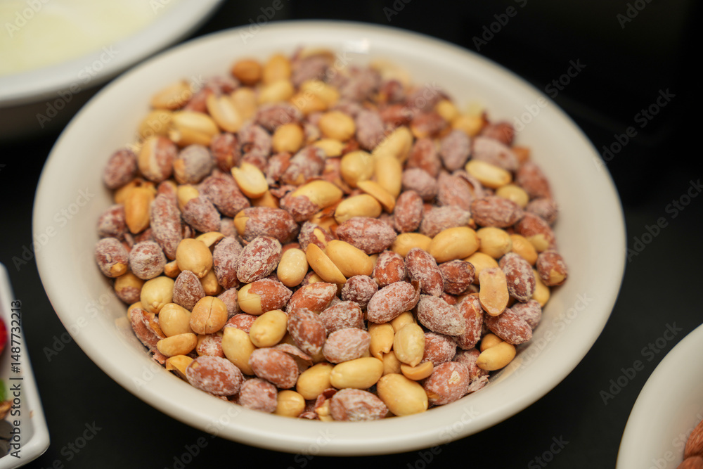 dried fruits and nuts in bowl dried fruits and nuts in bowl