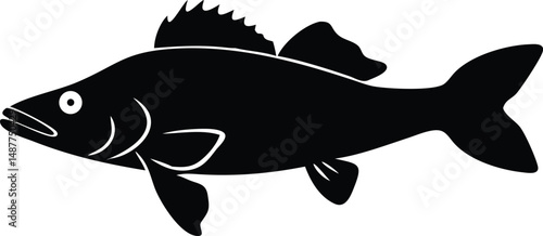 walleye fish silhouette