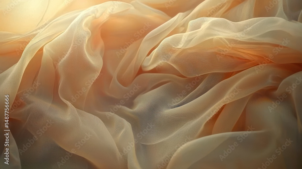 Obraz premium Elegant draped fabric texture