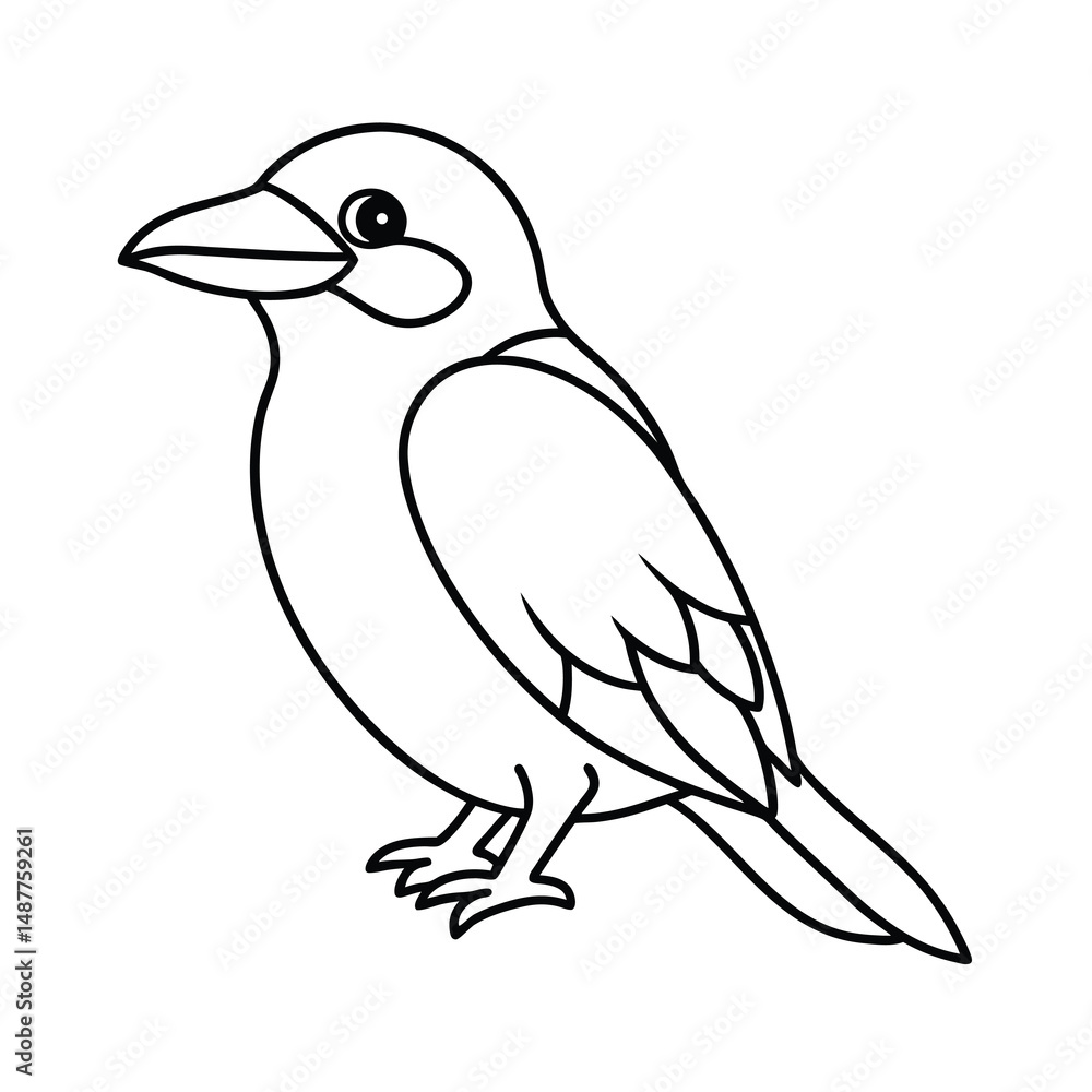 Fototapeta premium bird on a branch