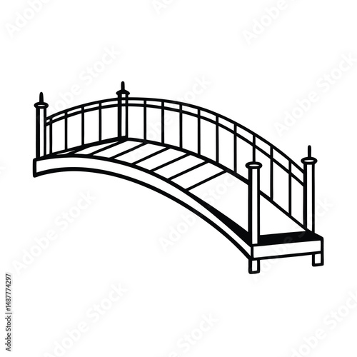 bridge vector illustration