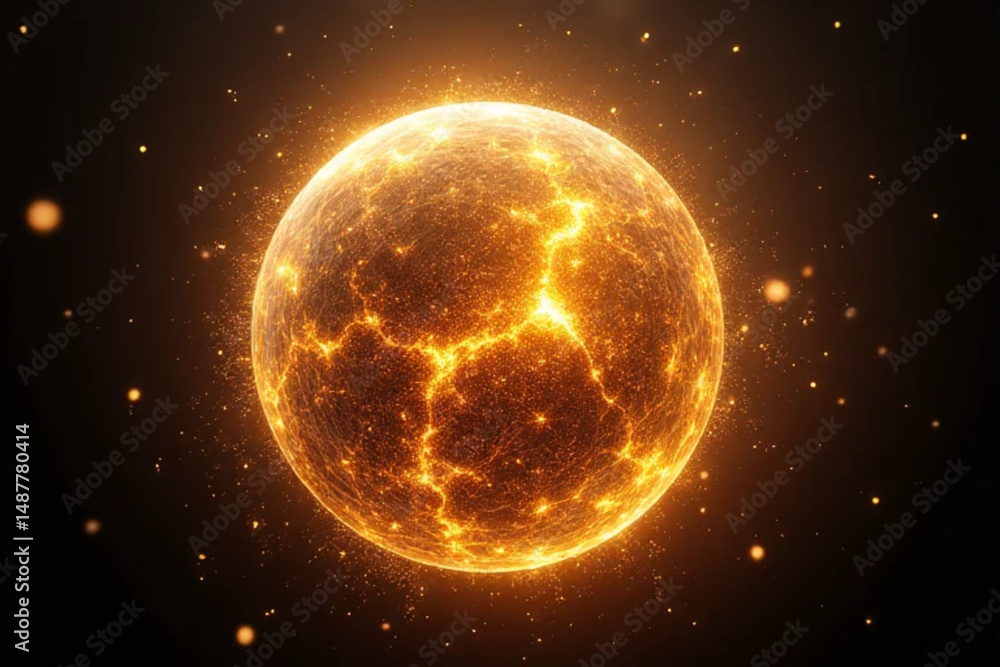 Obraz premium sun and earth