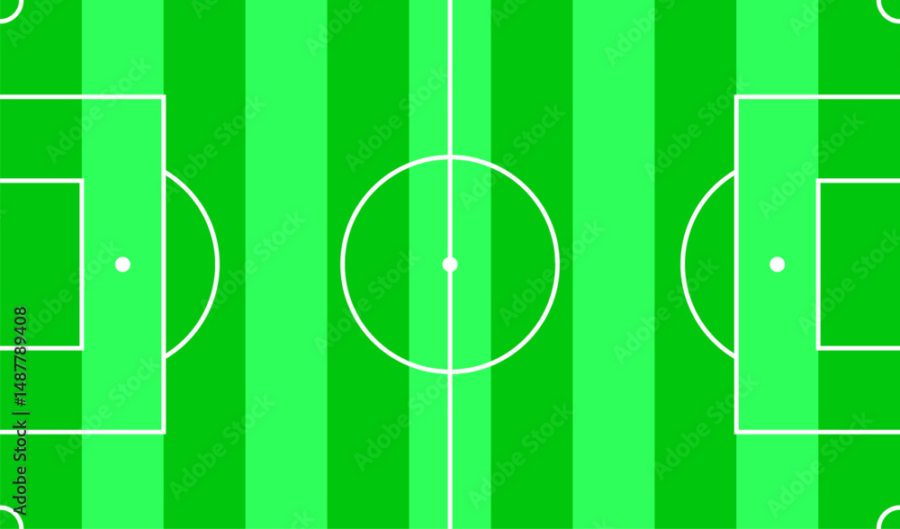 soccer field with green grass soccer field with green grass