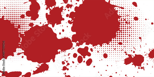 Blood Grunge Splash Abstract Texture Background vector illustration