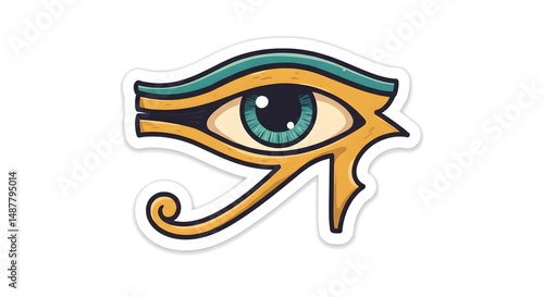 Eye of Horus Sticker - Ancient Egyptian Symbol