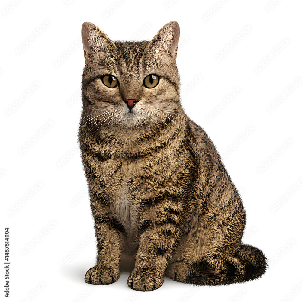 Fototapeta premium Tabby Cat Portrait