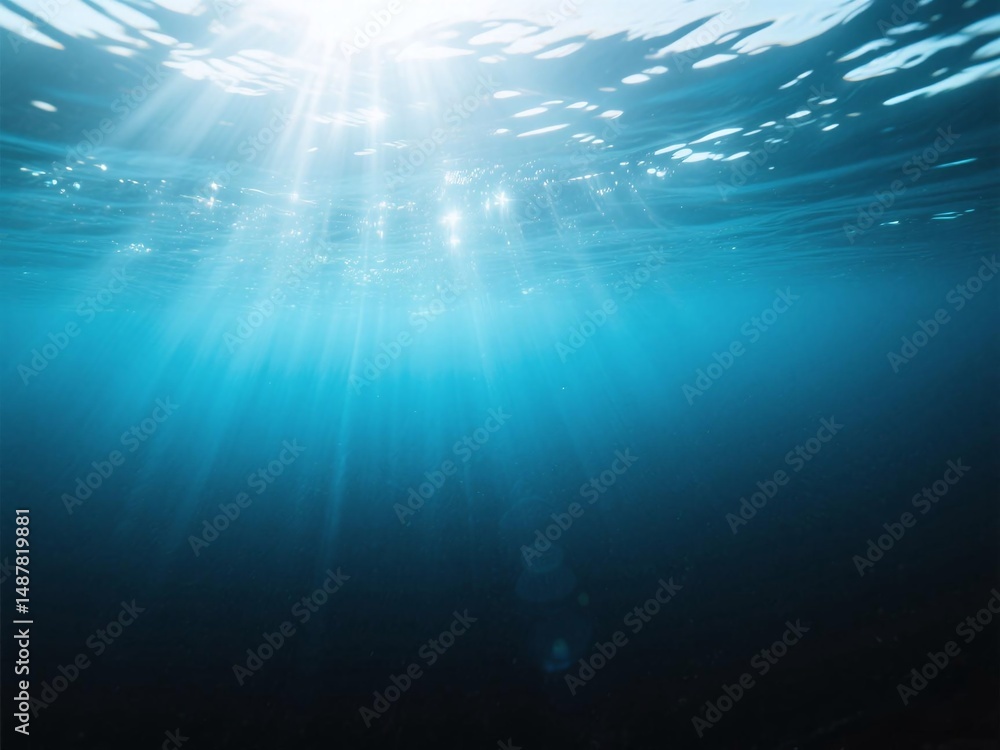 Obraz premium underwater world background