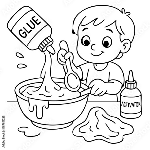 Creating homemade slime fun activities for kids