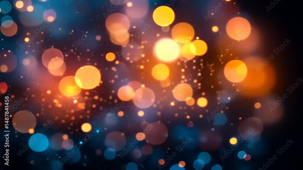 Colorful bokeh lights creating a dreamy background Colorful bokeh lights creating a dreamy background