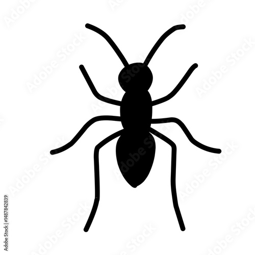 Ant Vector silhouette