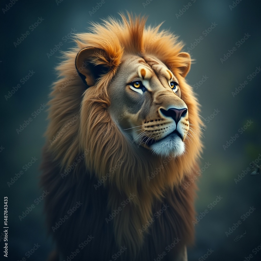 Fototapeta premium portrait of a lion