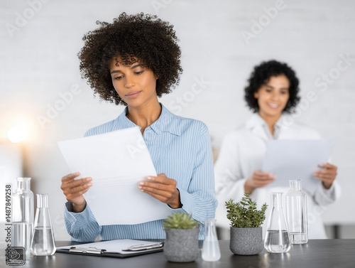 A Black female scientist an...