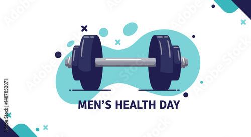 International men's health day vector art.