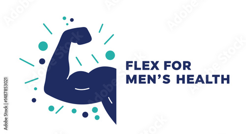 International men's health day vector art.