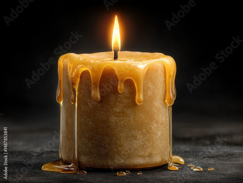 illustration of a candle wi...