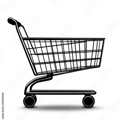 shopping cart silhouette , ...