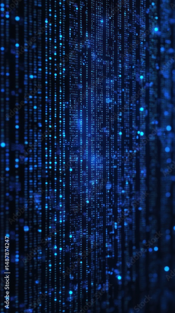 Abstract digital code Abstract digital code