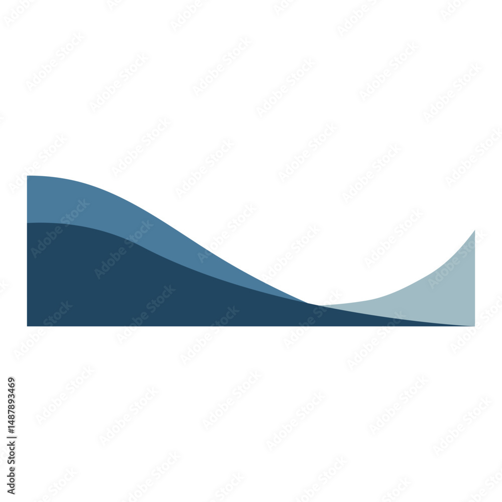 Naklejka premium Modern Geometric Business Footer