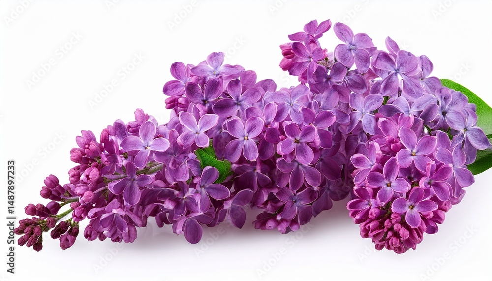 isolated lilac flowers isolated lilac flowers