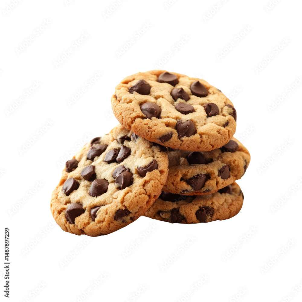 Delicious Stack of Chocolate Chip Cookies Delicious Stack of Chocolate Chip Cookies