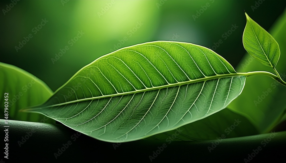 Obraz premium green leaf
