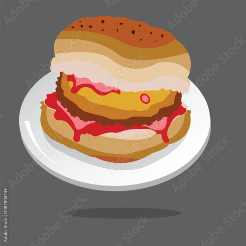 Vada Pav vector