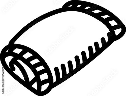 Strudel Line Icon