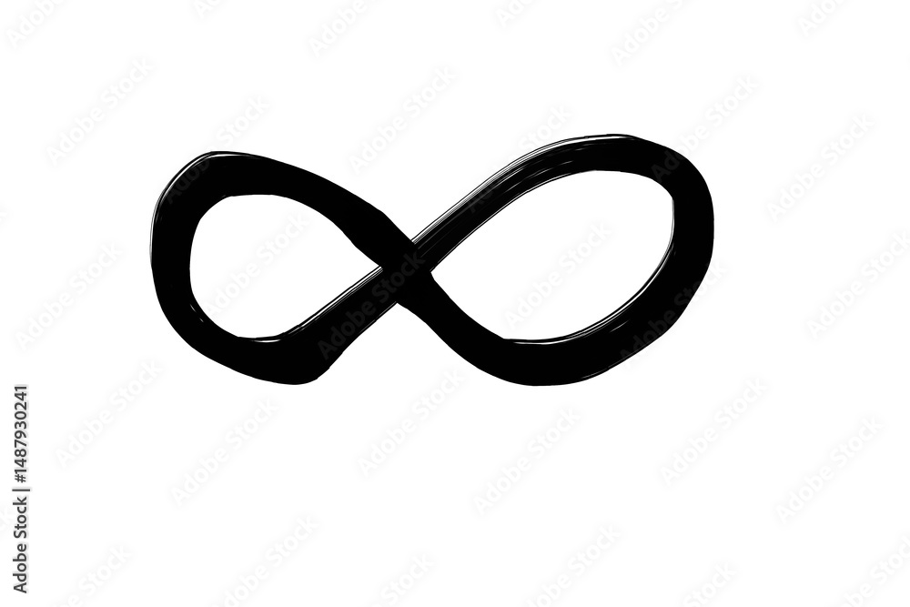 Fototapeta premium Hand-drawn Infinity Symbol Illustration