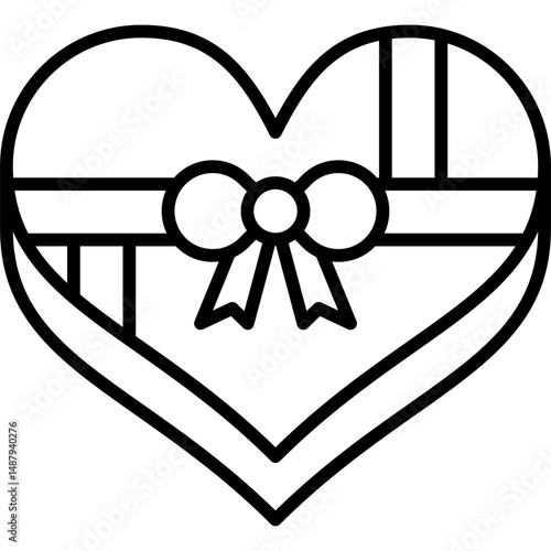 Heart gift Icon
