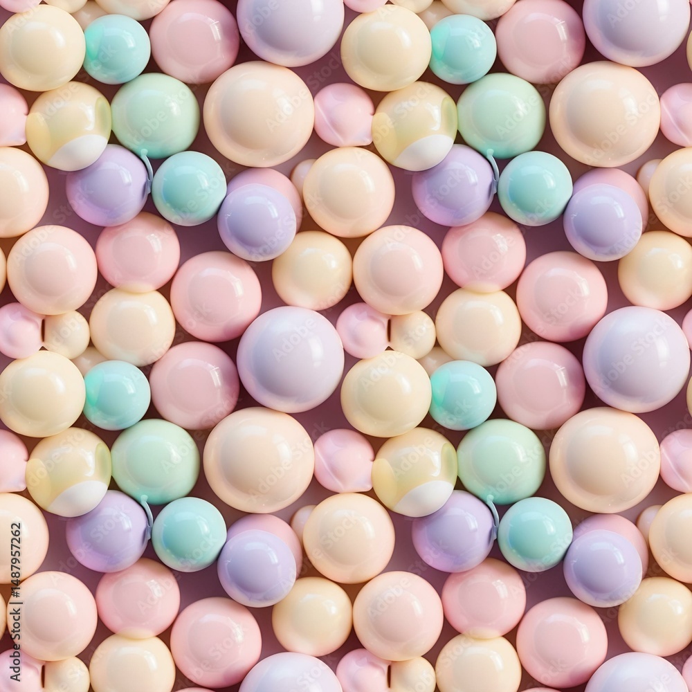 candy and bubbles in pastel tones candy and bubbles in pastel tones