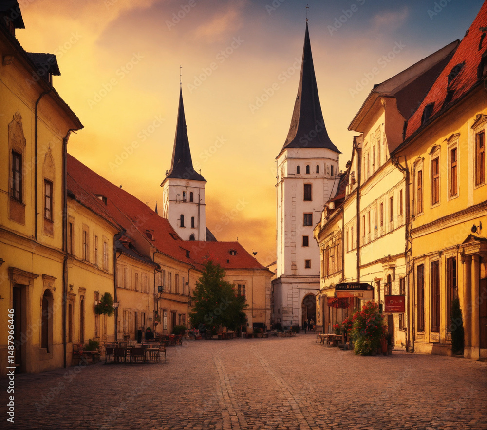 Fototapeta premium old town of tallinn estonia