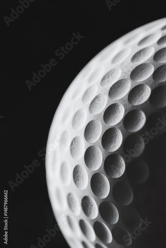 Obraz na płótnie Close up golf ball dimple pattern w salonie
